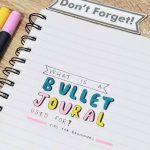 What is a bullet journal used for