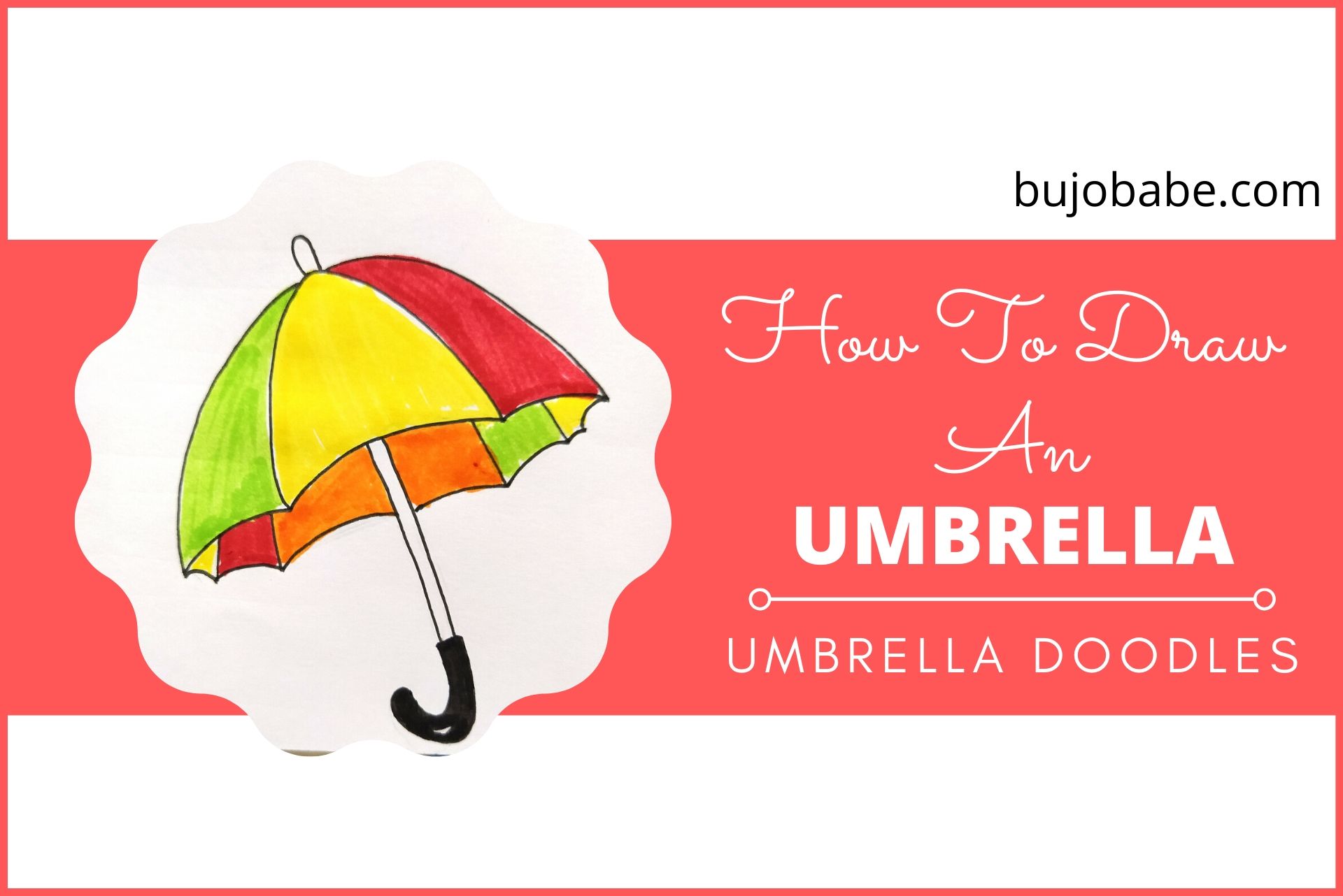 how to draw an umbrella step by step umbrella doodles