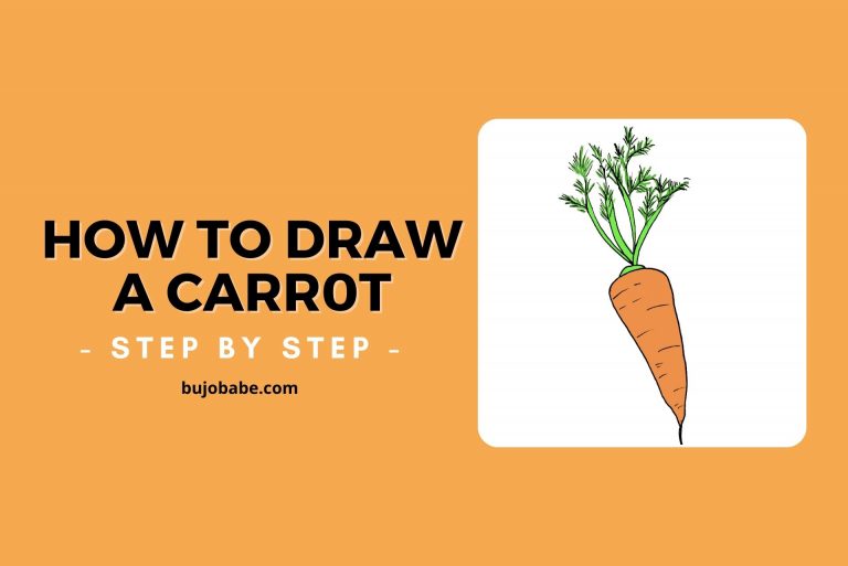 How To Draw A Carrot in 4 Easy Steps