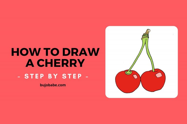 How To Draw A Cherry (5 Simple And Easy Steps For Beginners)