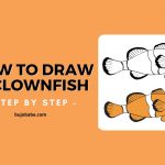 how to draw a clownfish step by step