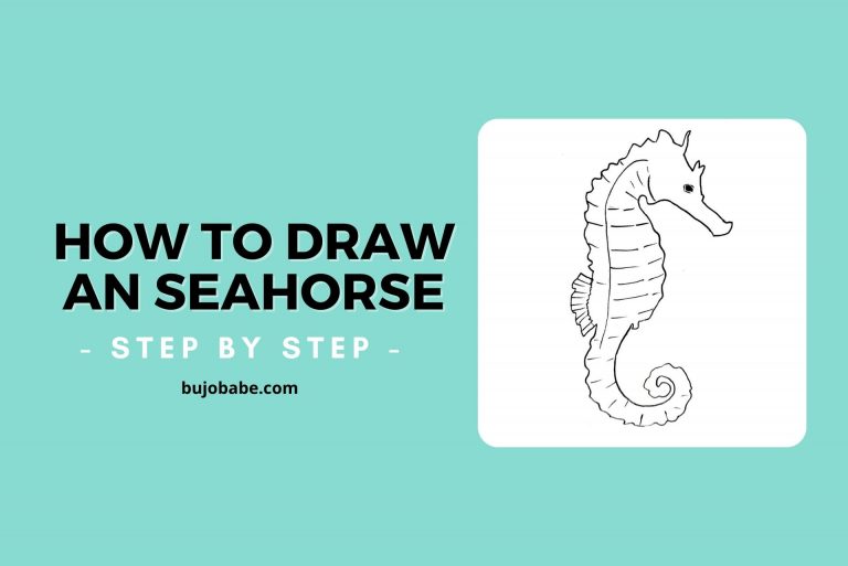 How To Draw A Seahorse From Start To Finish