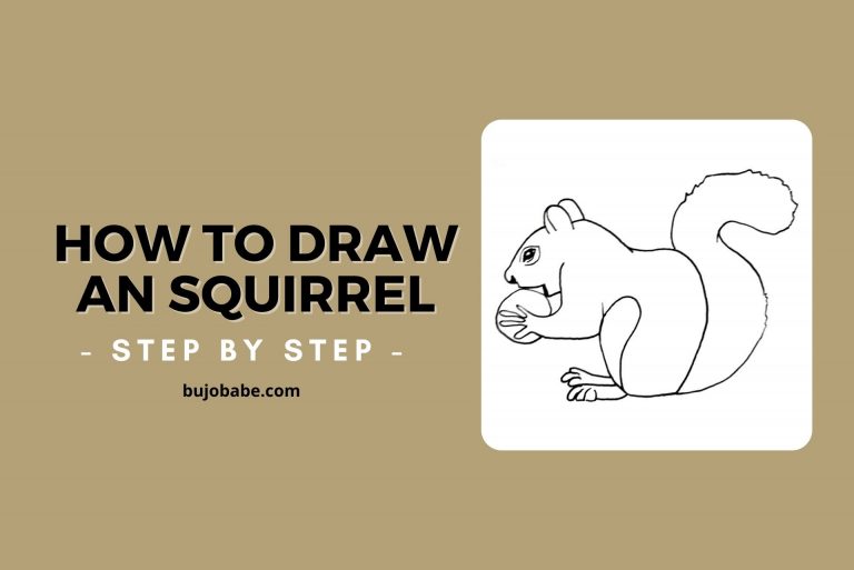 How To Draw A Squirrel (Easy Drawing Tutorial For Beginners)