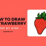 how to draw a strawberry step by step