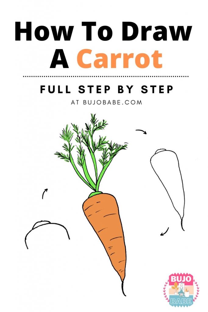 carrot drawing tutorial