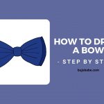 how to draw a bow step by step
