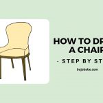 how to draw a chair step by step