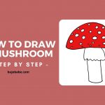 how to draw a mushroom step by step, mushroom drawing tutorial