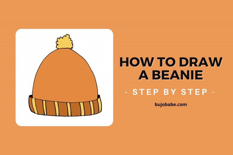 How To Draw A Beanie Step By Step (Easy Drawing Tutorial)