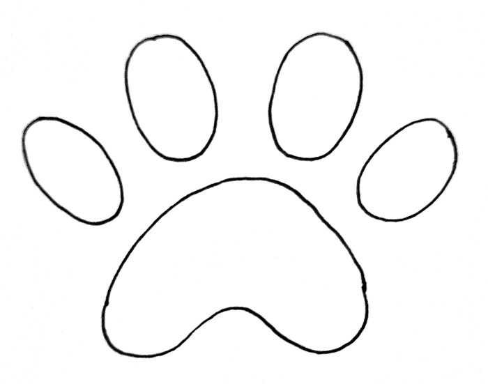 How To Draw A Paw Print Step 5