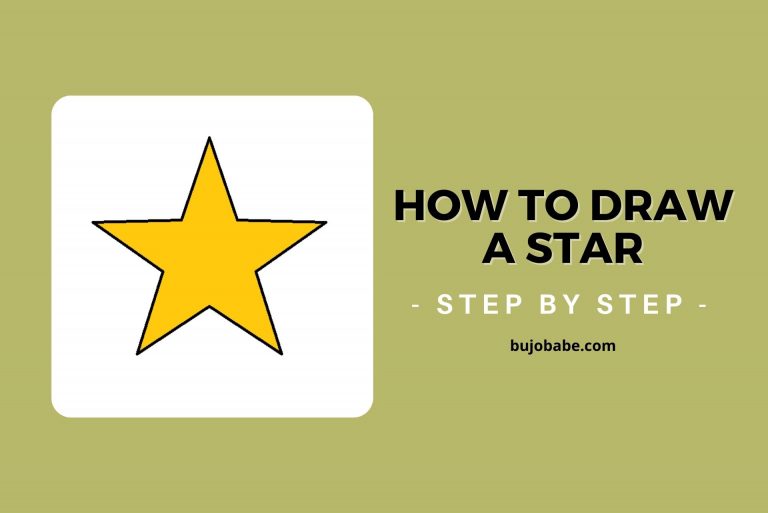 How To Draw A Star (Easy Step By Step Drawing Tutorial)