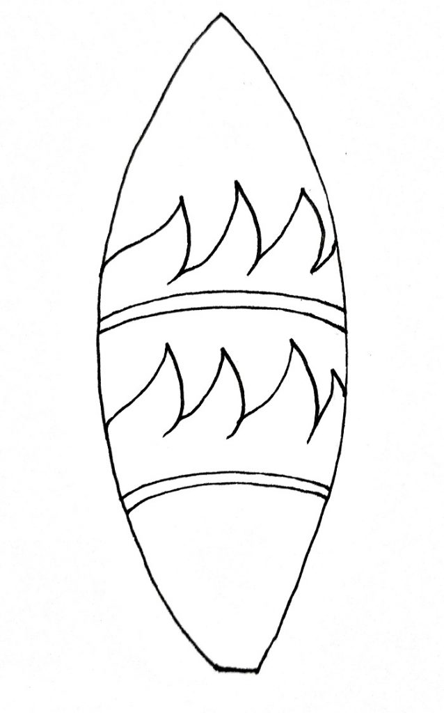 How To Draw A Surfboard Step 4