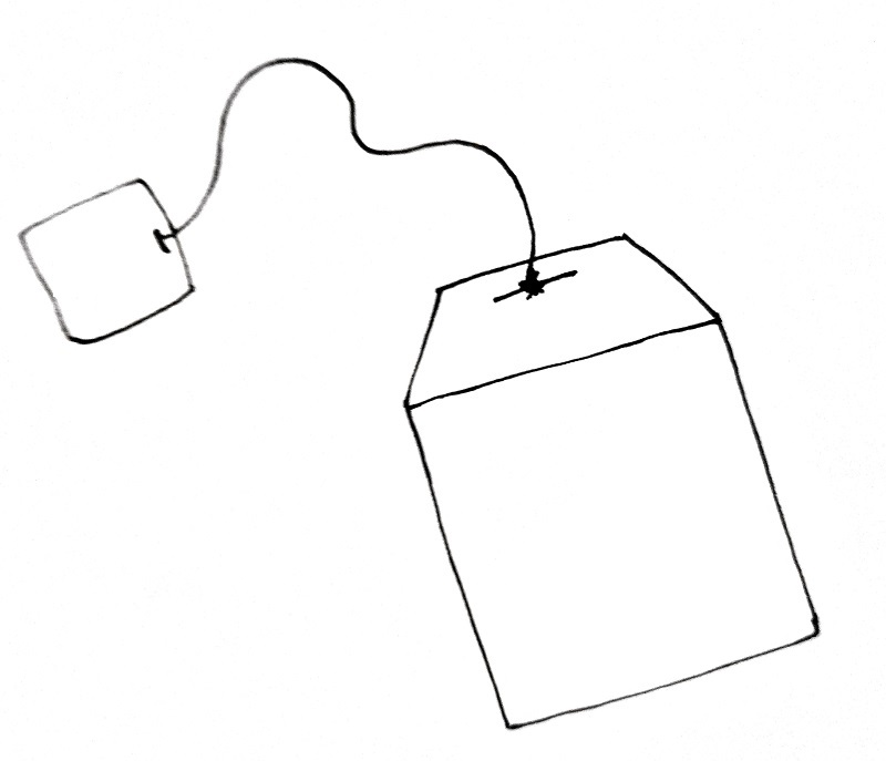 How To Draw A Teabag Step 5
