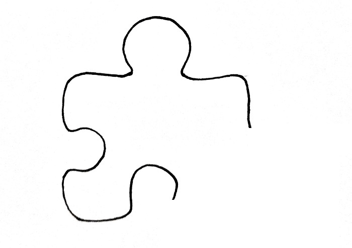 How To Draw A Puzzle Piece Step 4