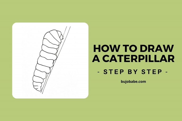 How To Draw A Caterpillar Step By Step