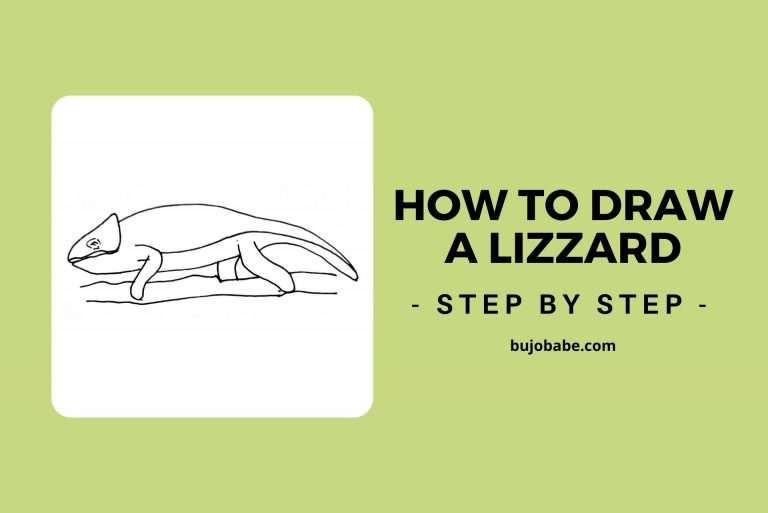 How To Draw A Lizard Step By Step (Easy Drawing Guide)