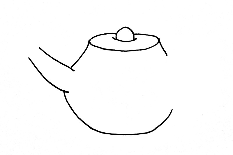 How To Draw A Tea Pot Step 4