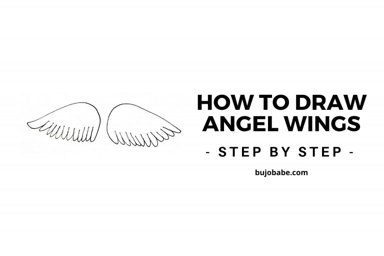 How To Draw Angel Wings In just 4 Easy Steps
