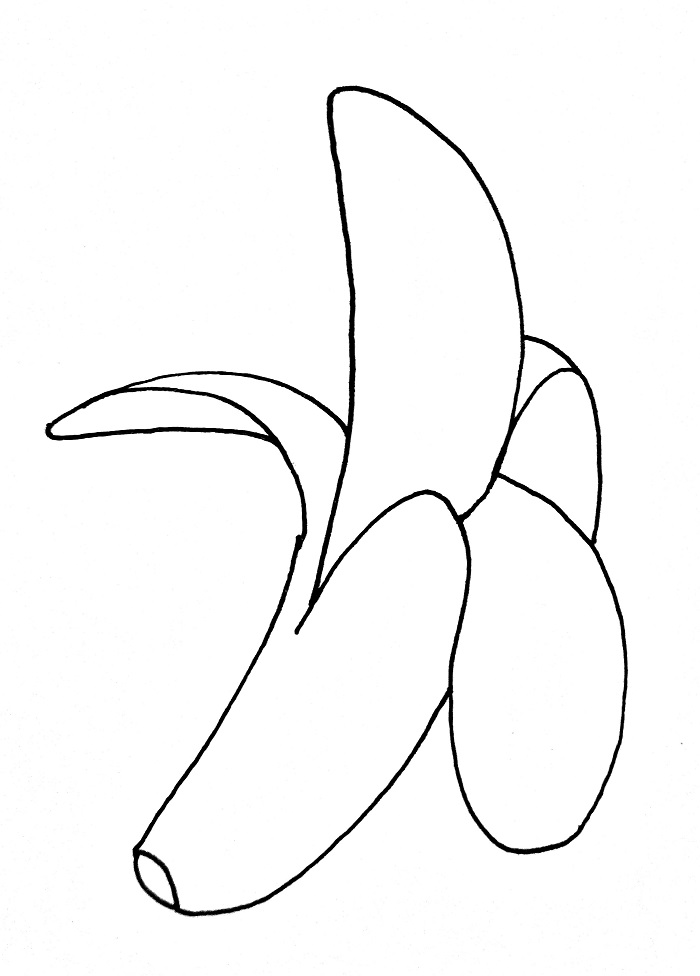 How To Draw A Banana Step 8