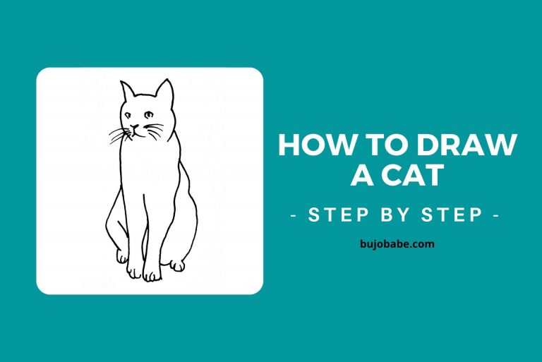 How To Draw A Cat Step By Step (Easy Drawing Tutorial)