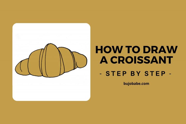 How To Draw A Croissant (Easy Step By Step Drawing Guide)