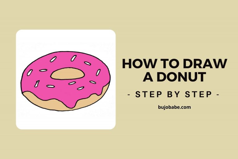 How To Draw A Donut In Just 4 Easy Steps
