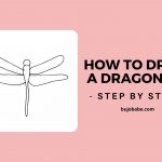 how to draw a dragonfly