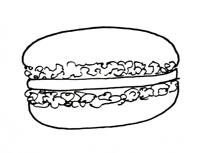 How To Draw A Macaron Step 4